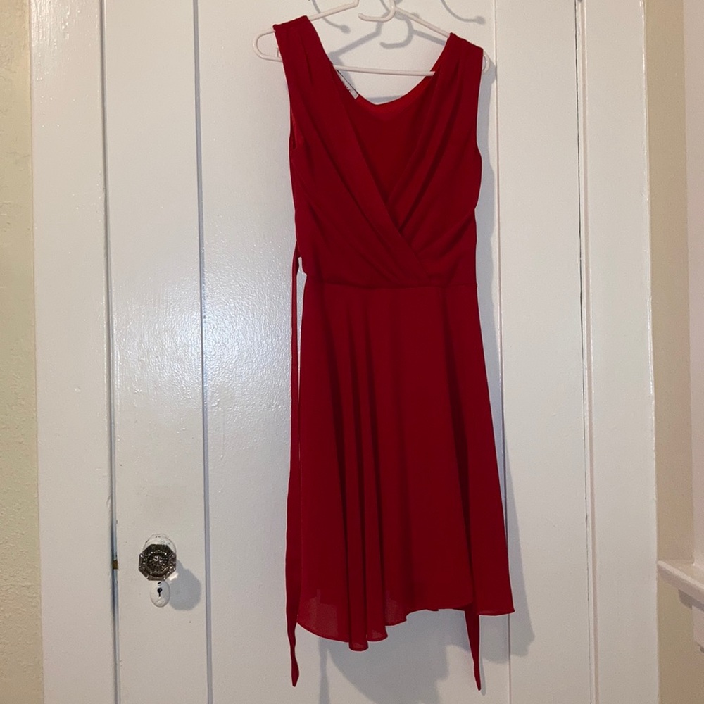 Works Red Dress